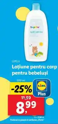 Lidl Loțiune pentru corp pentru bebeluși Ofertă