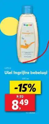 Lidl LUPILU Ulei îngrijire bebeluși Ofertă