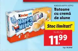Lidl Kinder Happy Hippo Ofertă
