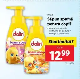 Lidl Dalin Săpun spumă pentru copii Ofertă