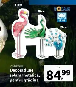 Lidl Decorațiune solară metalică, pentru grădină Ofertă