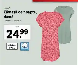 Lidl Camăsă de noapte damă Ofertă