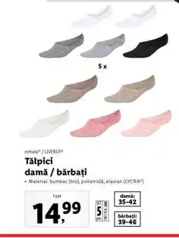 Lidl Tălpiți damă / bărbați Ofertă