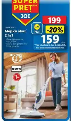 Lidl Mop cu abur, 2 în 1 Ofertă