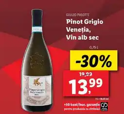 Lidl Pinot Grigio Veneția, Vin alb sec Ofertă