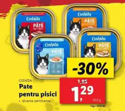 Lidl Coshida Pate pentru pisici Ofertă