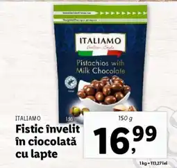 Lidl ITALIAMO Fistic învelit în ciocolată cu lapte Ofertă