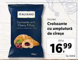 Lidl Croissante cu umplutură de cireșe Ofertă