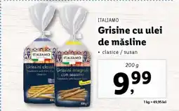 Lidl Grisine cu ulei de măsline Ofertă