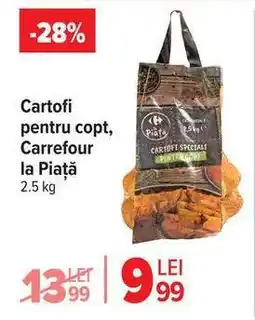 Carrefour Cartofi pentru copt, Carrefour la Piață 2.5 kg Ofertă