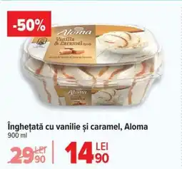 Carrefour Înghețată cu vanilie și caramel, Aloma Ofertă