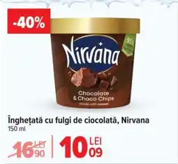 Carrefour Înghețată cu fulgi de ciocolată, Nirvana Ofertă