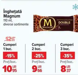 Carrefour Înghețată Magnum Ofertă