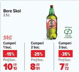 Carrefour Bere Skol Ofertă