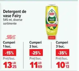 Carrefour Detergent de vase Fairy Ofertă