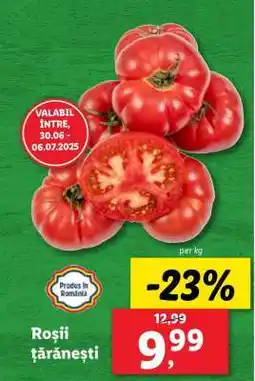 Lidl Roșii țărănești Ofertă