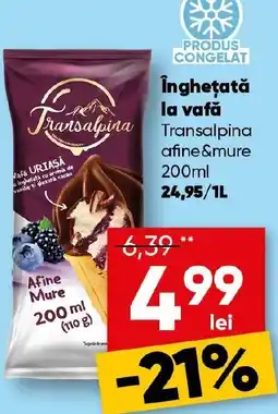 PROFI Îngheţată la vafǎ Transalpina afine&mure Ofertă