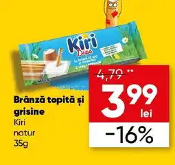 PROFI Brânză topită şi grisine Kiri natur Ofertă