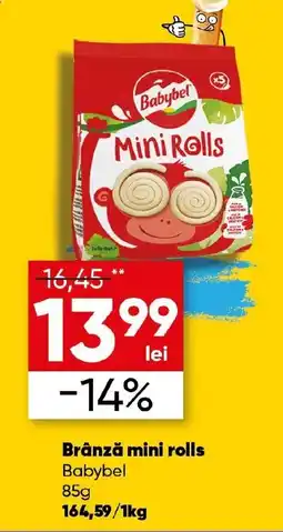 PROFI Brânză mini rolls Babybel Ofertă