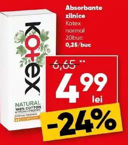 PROFI Absorbante zilnice Kotex normal Ofertă