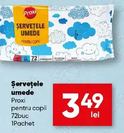PROFI Şerveţele umede Proxi pentru copii Ofertă