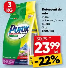 PROFI Detergent de rufe Purox universal/color pudră Ofertă