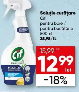 PROFI Soluţie curățare Cif pentru baie / pentru bucătărie Ofertă