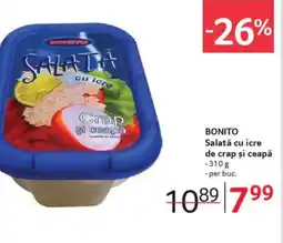 Selgros BONITO Salată cu icre de crap şi ceapă Ofertă