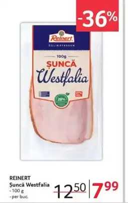 Selgros REINERT Șuncǎ Westfalia Ofertă