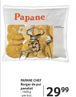Selgros PAPANE CHEF Burger de pui panetat Ofertă