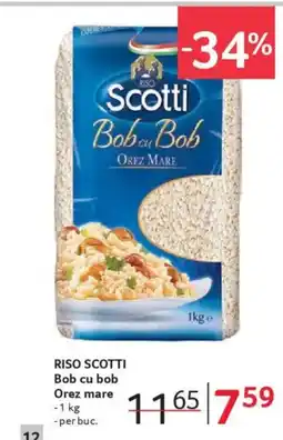 Selgros RISO SCOTTI Bob cu bob Orez mare Ofertă
