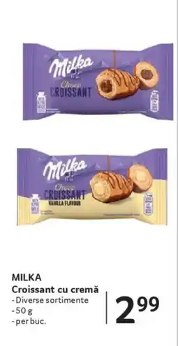 Selgros MILKA Croissant cu cremă Ofertă