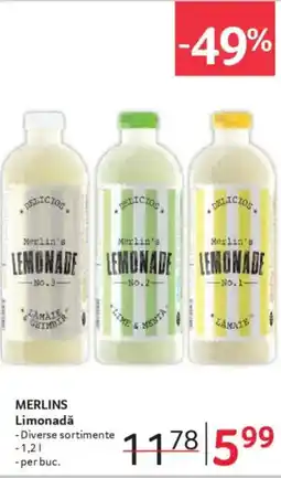 Selgros MERLINS Limonadǎ Ofertă