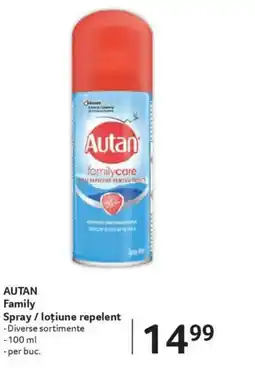 Selgros AUTAN Family Spray / loțiune repelent Ofertă