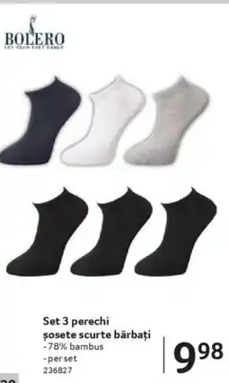 Selgros Set 3 perechi şosete scurte bărbați Ofertă