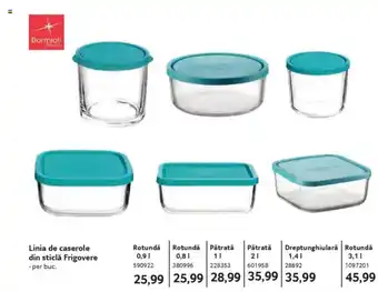 Selgros Linia de caserole din sticlă Frigovere Ofertă