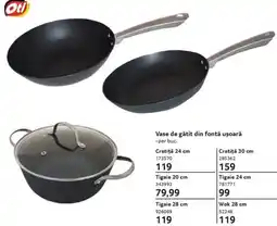 Selgros Vase de gătit din fontă ușoară Ofertă
