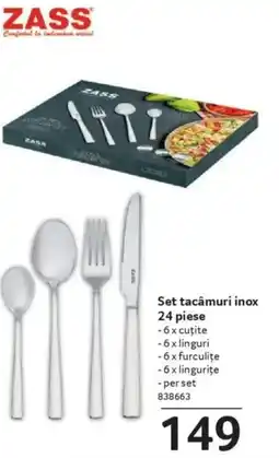 Selgros Set tacâmuri inox Ofertă