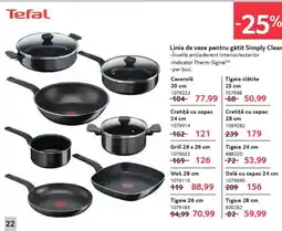 Selgros Tefal Linia de vase pentru gătit Simply Clean Ofertă