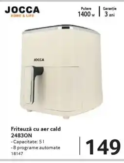 Selgros JOCCA Friteuză cu aer cald 24830N Ofertă