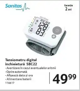 Selgros Tensiometru digital închieietură SBC22 Ofertă