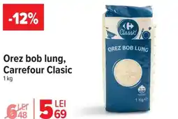Carrefour Market Orez bob lung, Carrefour Clasic Ofertă