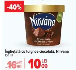 Carrefour Market îngheţată cu fulgi de ciocolată, Nirvana Ofertă