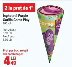 Carrefour Market Îngheţată Purple Gorilla Corso Play Ofertă