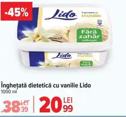 Carrefour Market Înghețată dietetică cu vanilie Lido Ofertă