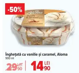 Carrefour Market îngheţată cu vanilie și caramel, Aloma Ofertă