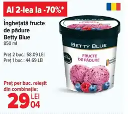 Carrefour Market Înghețată fructe de pădure Betty Blue Ofertă