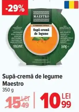 Carrefour Market Supă-cremă de legume Maestro Ofertă