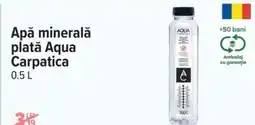 Carrefour Market Apă minerală plată Aqua Carpatica Ofertă