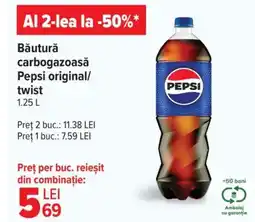Carrefour Market Băutură carbogazoasă Pepsi original/ twist Ofertă